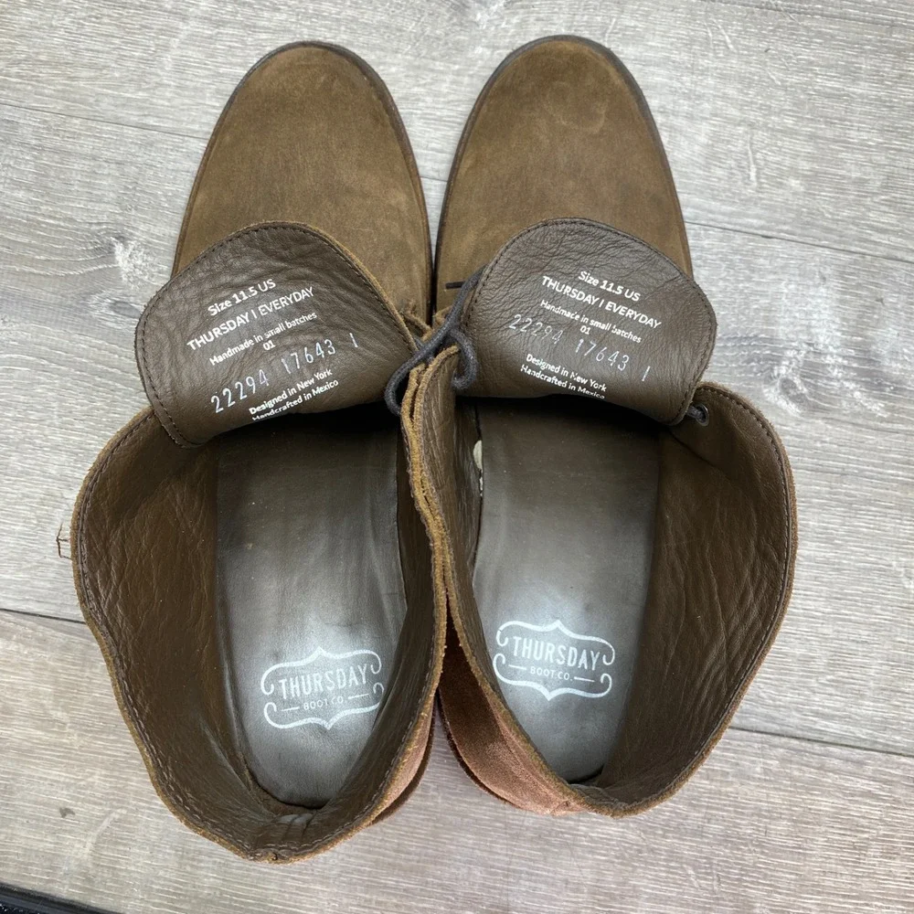 Thursday Boot Co Scout Chukka Mens‎ 11.5 Brown Suede Desert Boots